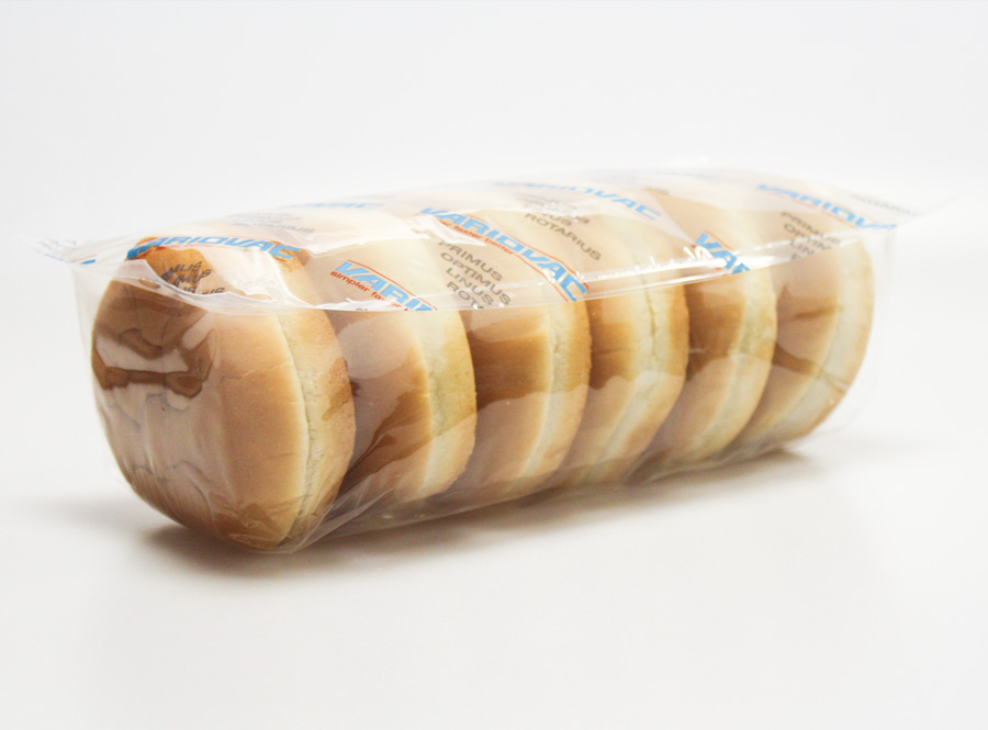 Burger buns in MAP packaging