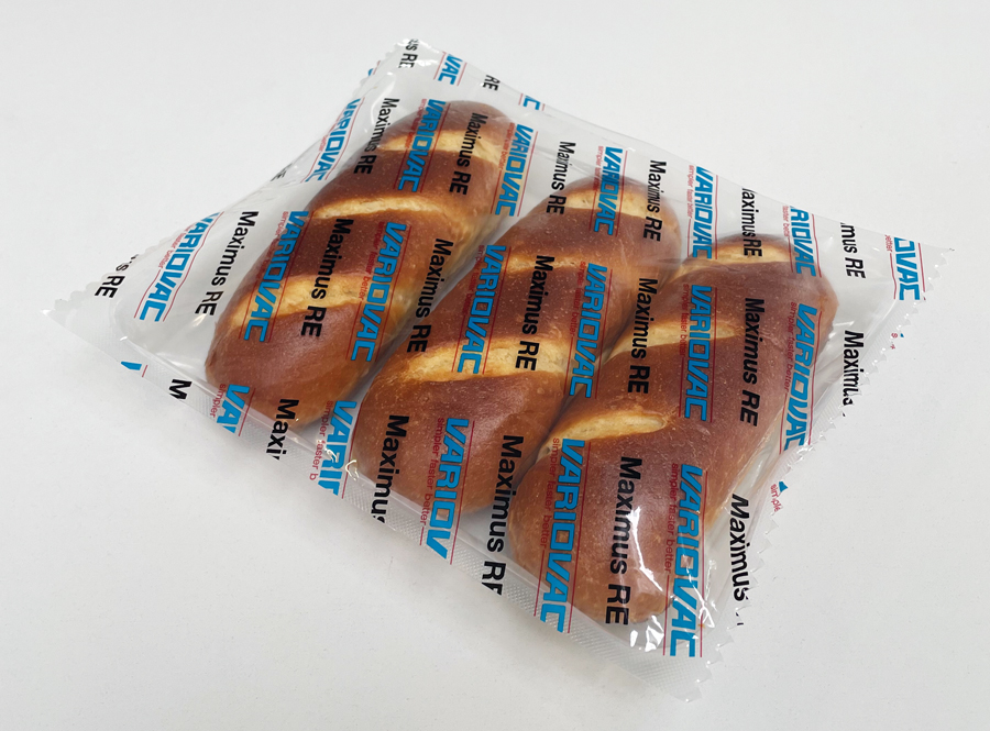 Pretzel rolls in MAP packaging