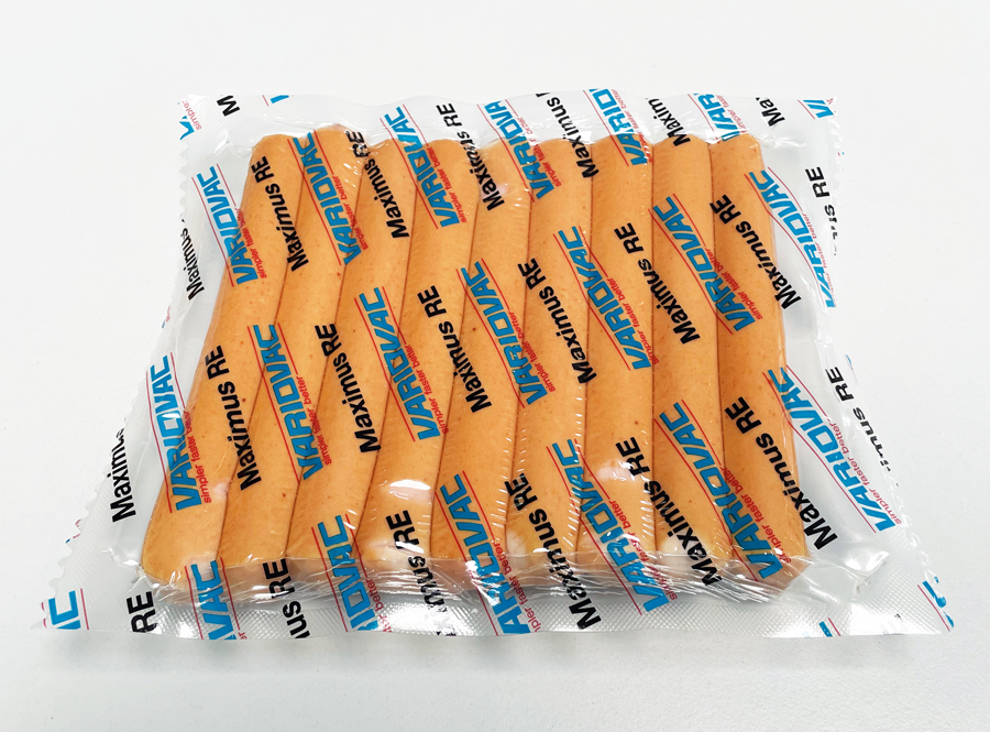 Sausage in vacuum packaging