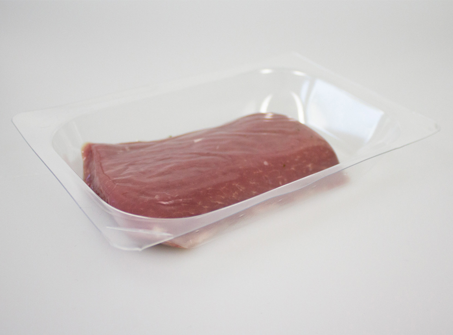 Lamm in Skin-Verpackung (Monomaterial)