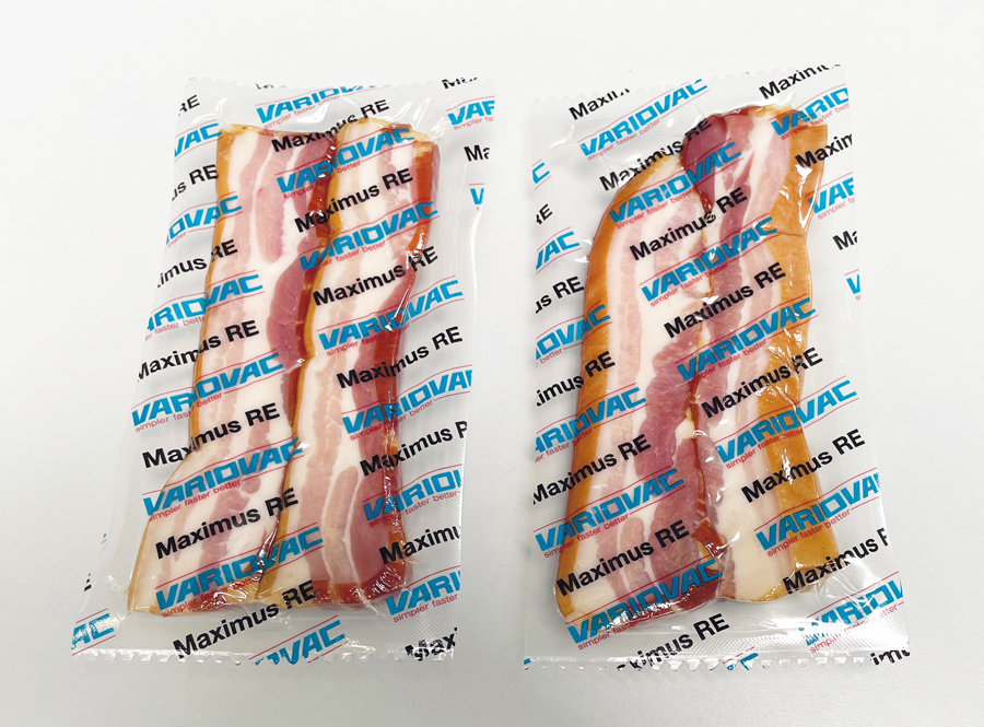Bacon in vacuum packaging