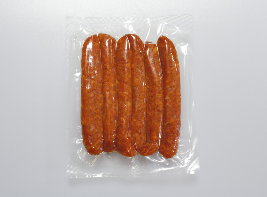 Cabanossi in vacuum packaging