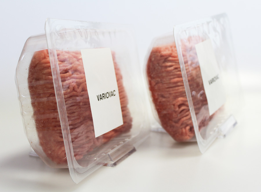 Minced meat in MAP packaging
